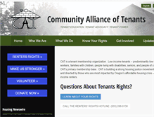 Tablet Screenshot of oregoncat.org